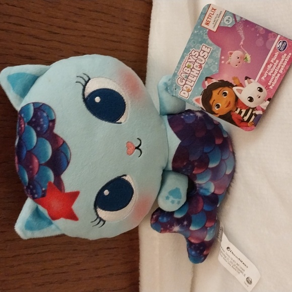 GABBYS DOLLHOUSE NETFLIX SERIES 'MERCAT' STUFFED ANIMAL 8" - Picture 3 of 6